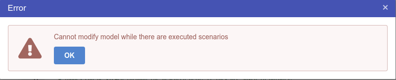 Executed Scenarios Error