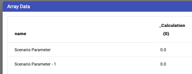 Array Row Node Group Data