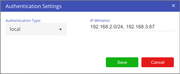 IP Whitelisting