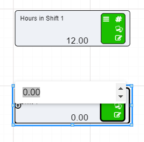 Setting values